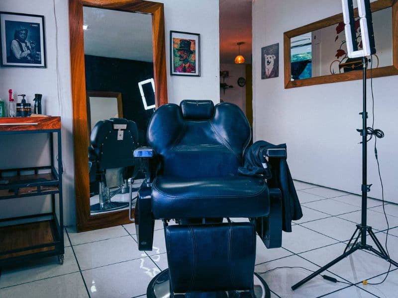 Silla de barbero premium en Tepic - Corte de cabello para hombres